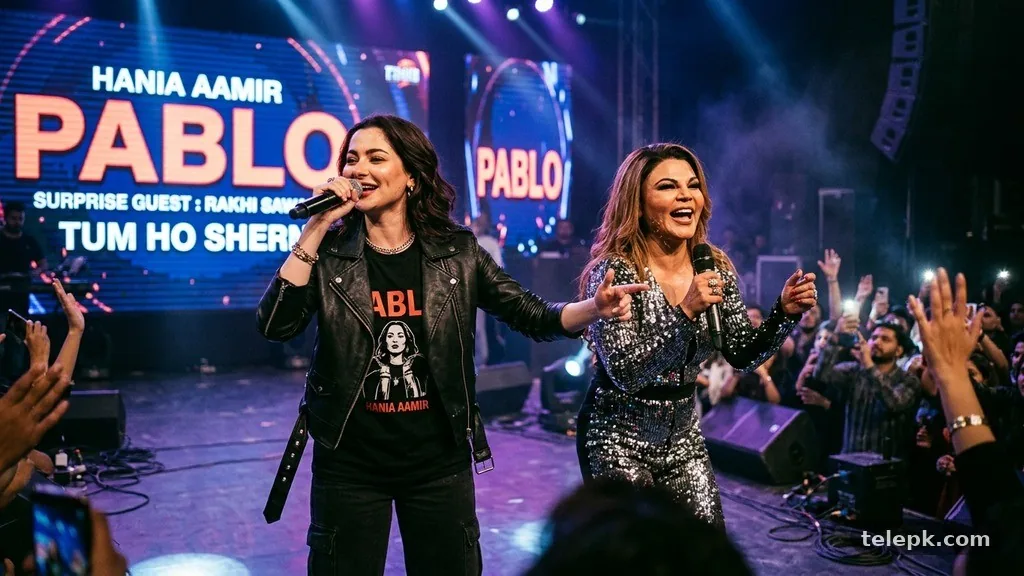 A performance-led identity - Hania Aamir drops rap song ‘Pablo’, with surprise message by Rakhi Sawant: ‘Tum ho sherni’